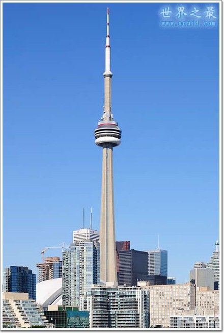 加拿大国家电视塔，553.3米